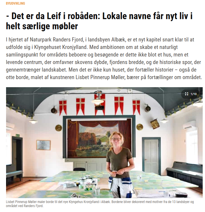 Forsideudsnit af artikel fra Stiften