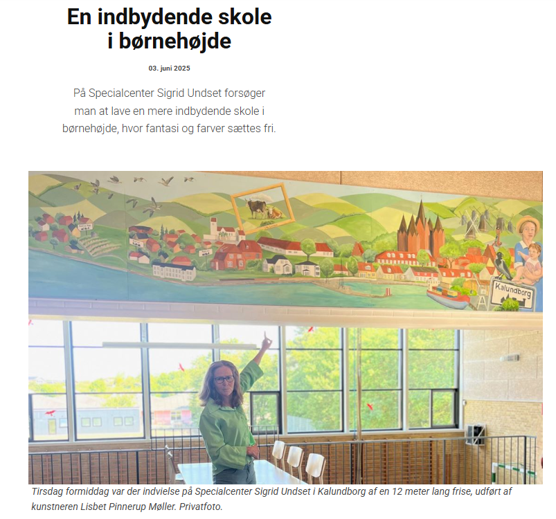 Forsideudsnit af artikel fra TV-Kalundborg